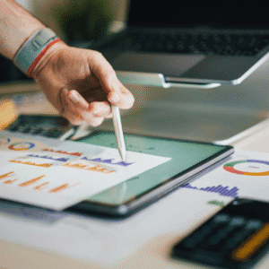 Cloud computing illustration with AWS as a cost-efficient future solution